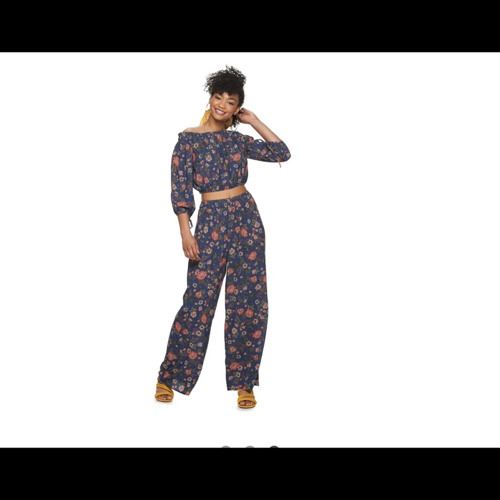 Smocked Waist Pull-On Pants